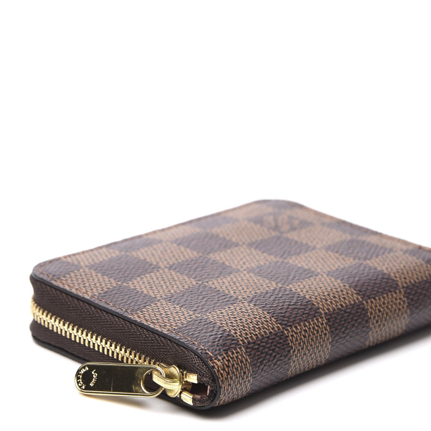 Damier Ebene Zippy Coin Purse Rose Ballerine