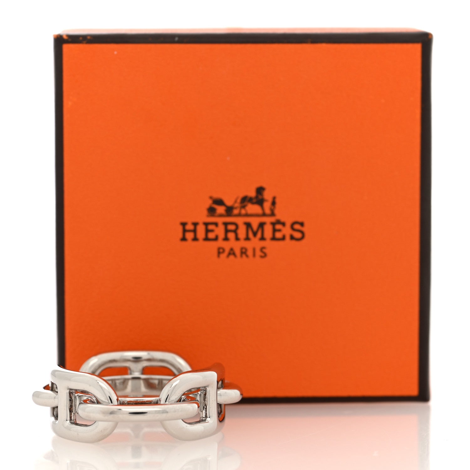 Hermes Palladium Regate Scarf Ring 4 of 4