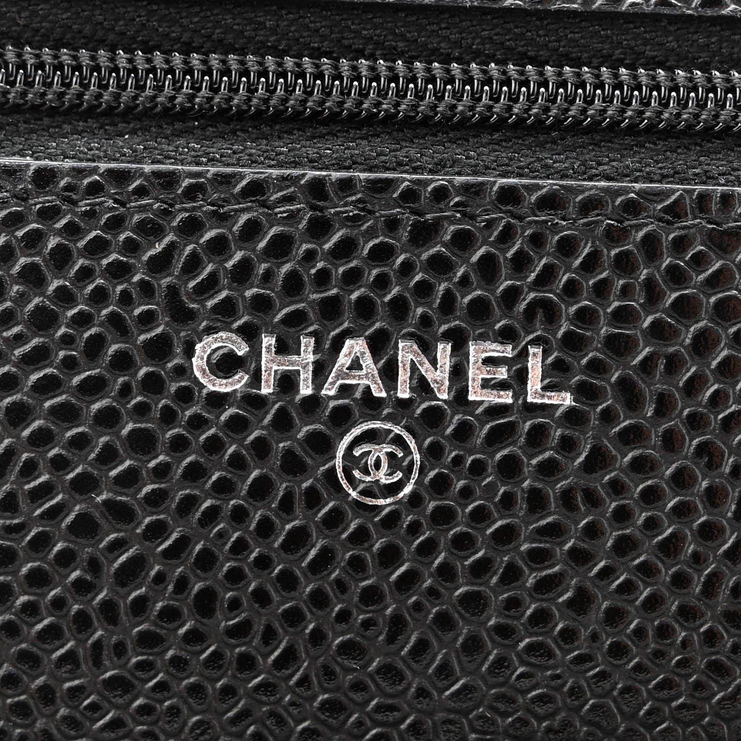 Chanel Caviar Quilted Wallet On Chain WOC Black 6 of 12