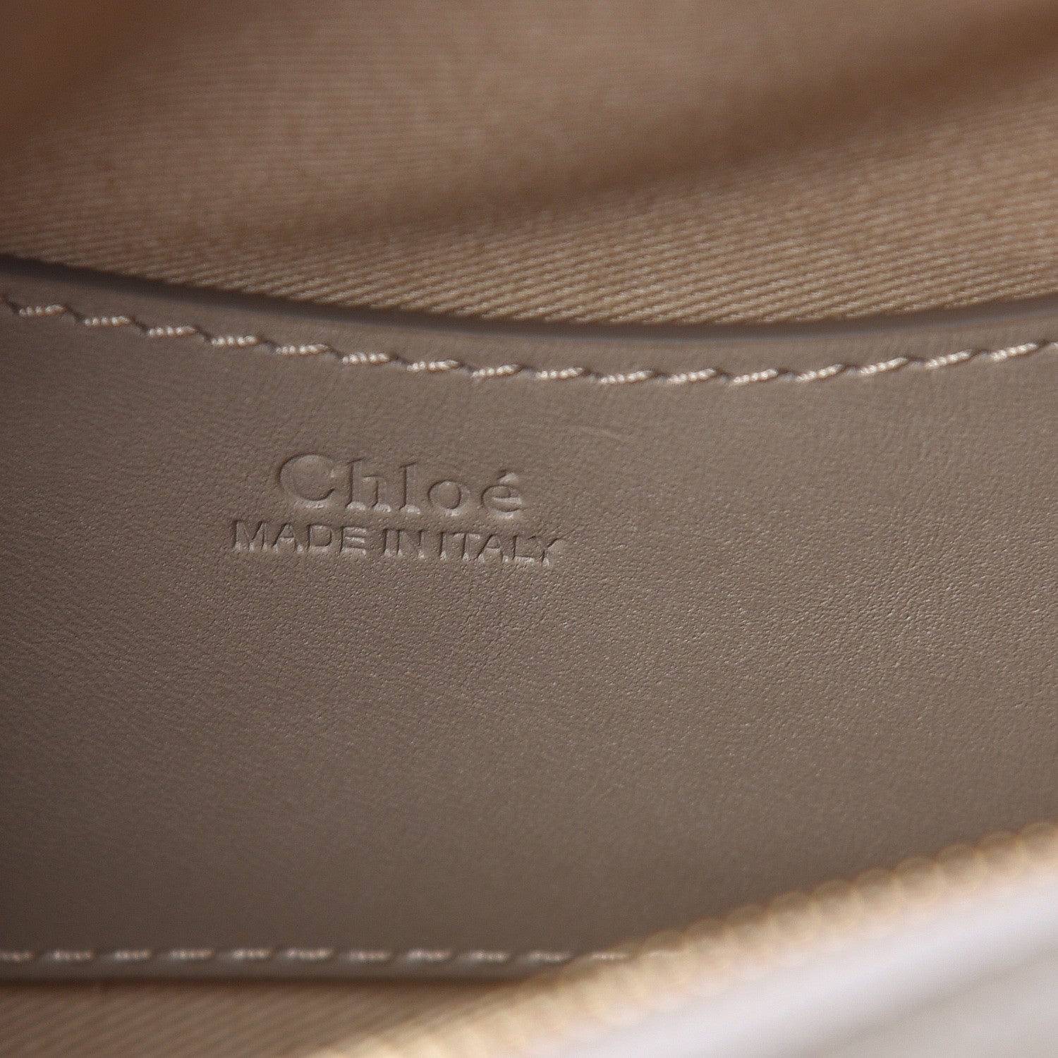 Chloe Smooth Calfskin Little Horses Embroidered Shoulder Bag Pastel Grey 6 of 10