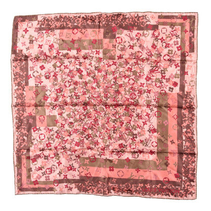 Louis Vuitton Silk Monogram Arty Square Scarf Pale Pink 1 of 3
