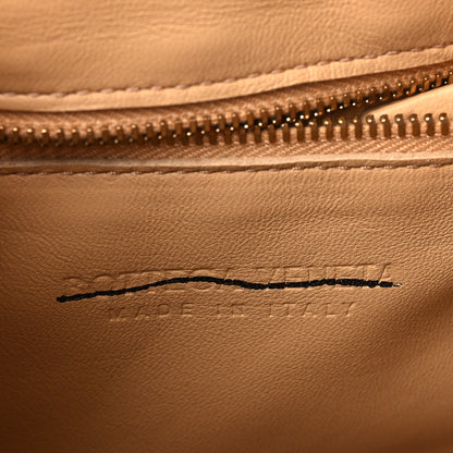 Bottega Veneta Lambskin Maxi Intrecciato Cassette Crossbody Bag Almond 6 of 10