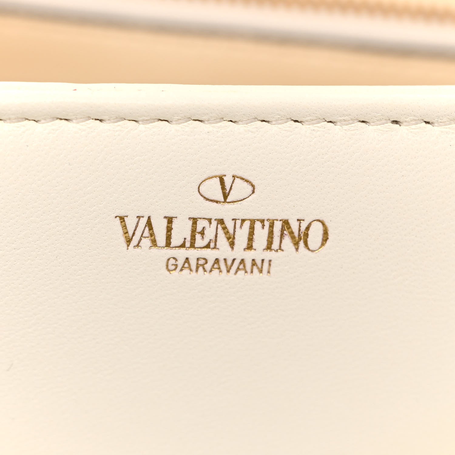 Valentino Garavani Nappa Small One Stud Top Handle Bag Ivory 6 of 10