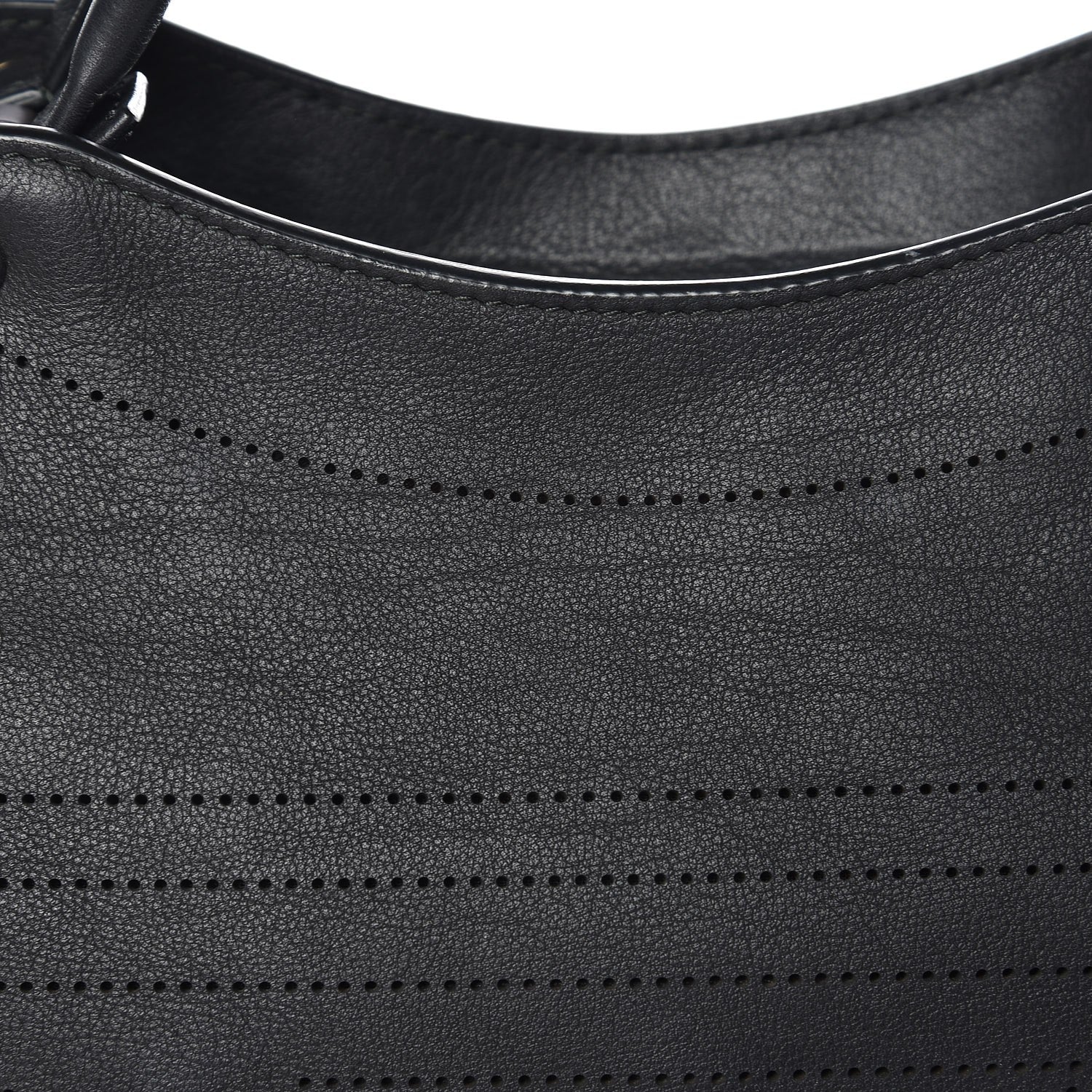 Balenciaga Veau Soyeux Perforated Blackout Hardware City Black 12 of 15