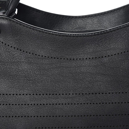 Balenciaga Veau Soyeux Perforated Blackout Hardware City Black 12 of 15