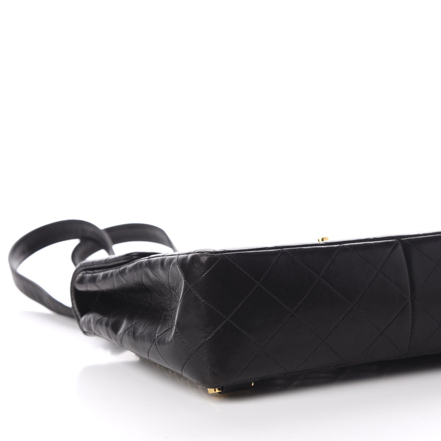 Lambskin Quilted Backpack Black