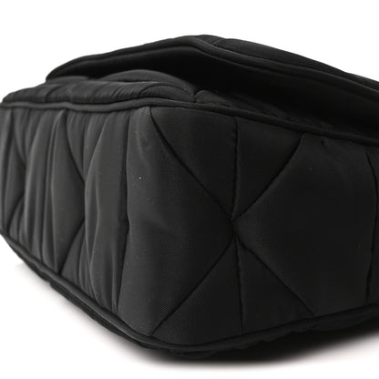 Prada Re-Nylon Quilted Padded Flap Shoulder Bag Black 11 of 11