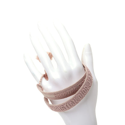 Christian Dior Woven Cotton J'Adior Friendship Bracelet Set Pink 2 of 4