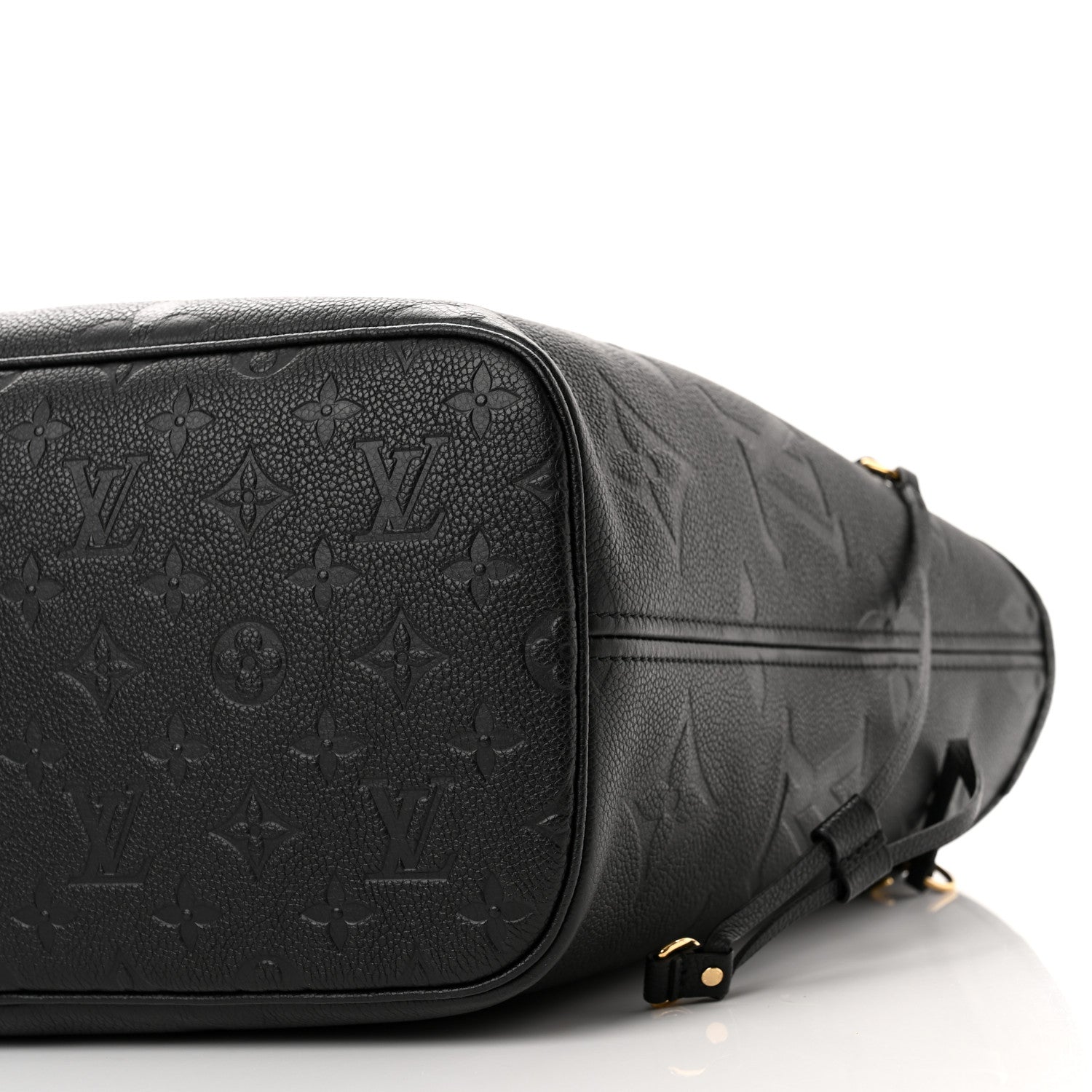 Louis Vuitton Empreinte Monogram Giant Neverfull MM Black 9 of 10