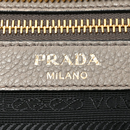Prada Vitello Daino Zippered Tote Argilla 6 of 9