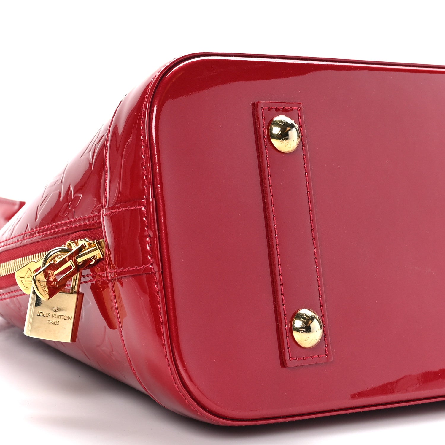 Louis Vuitton Vernis Alma PM Pomme D'Amour 7 of 8