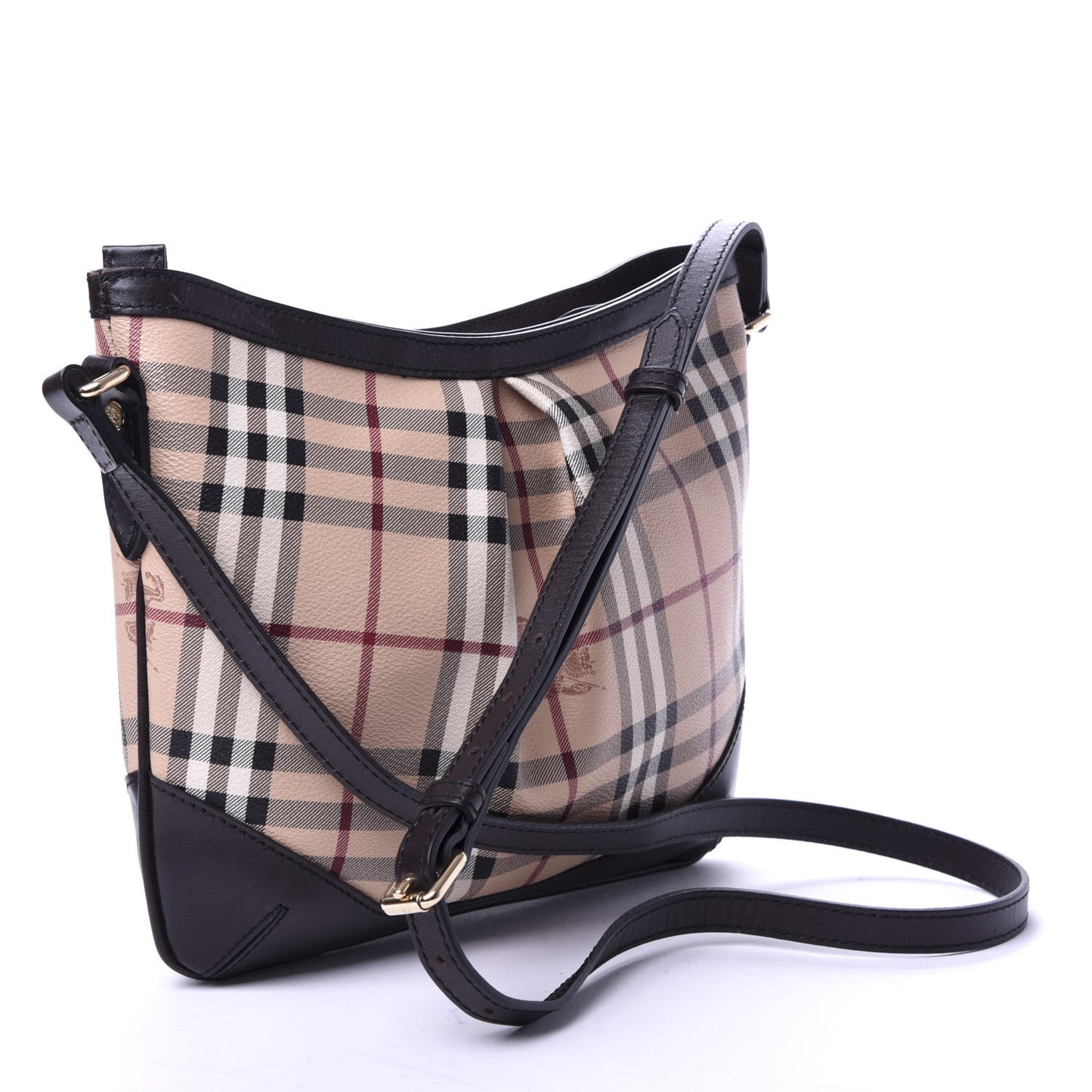 Haymarket Check Hartham Crossbody Chocolate
