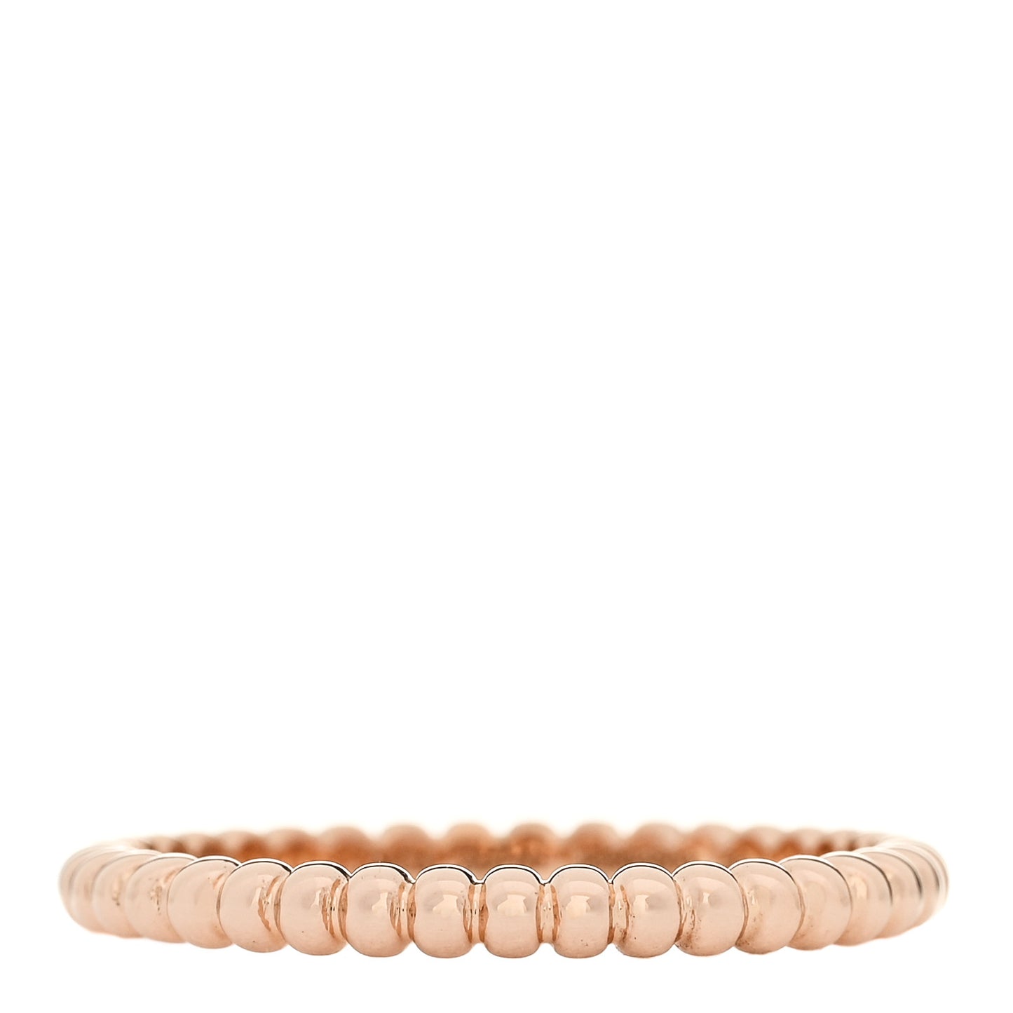 18K Rose Gold Small Perlee Ring 56 7.5