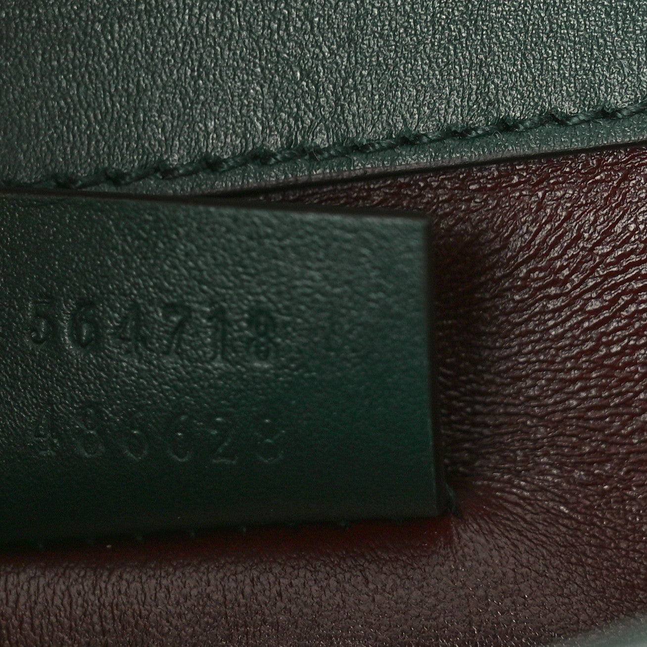 Gucci Smooth Calfskin Mini Zumi Shoulder Bag Vintage Green 7 of 9