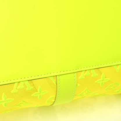 Louis Vuitton Monogram Fluo See Through Keepall Bandouliere 50 Yellow 12 of 15