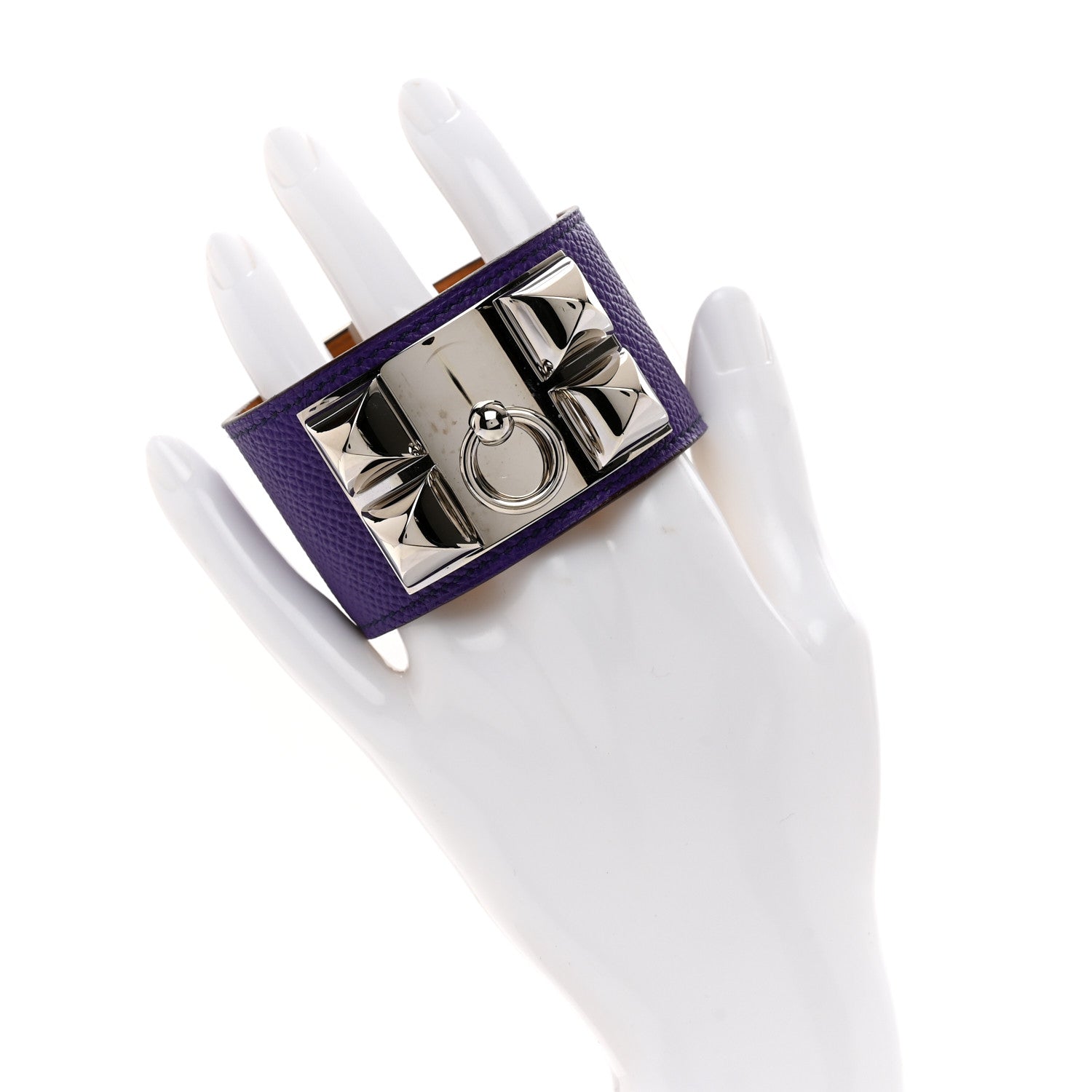Hermes Epsom Collier De Chien CDC Bracelet S Crocus 2 of 6
