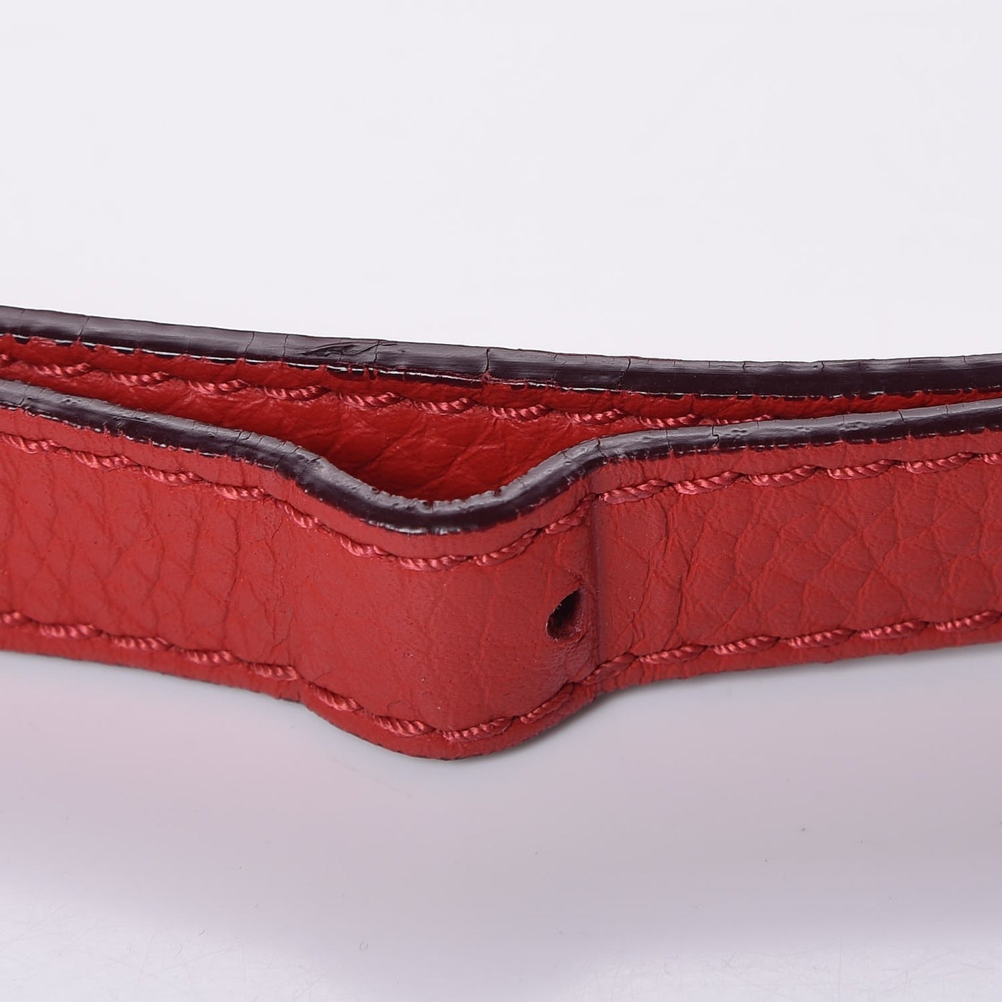 Calfskin Mini Marcie Round Crossbody Bag Red