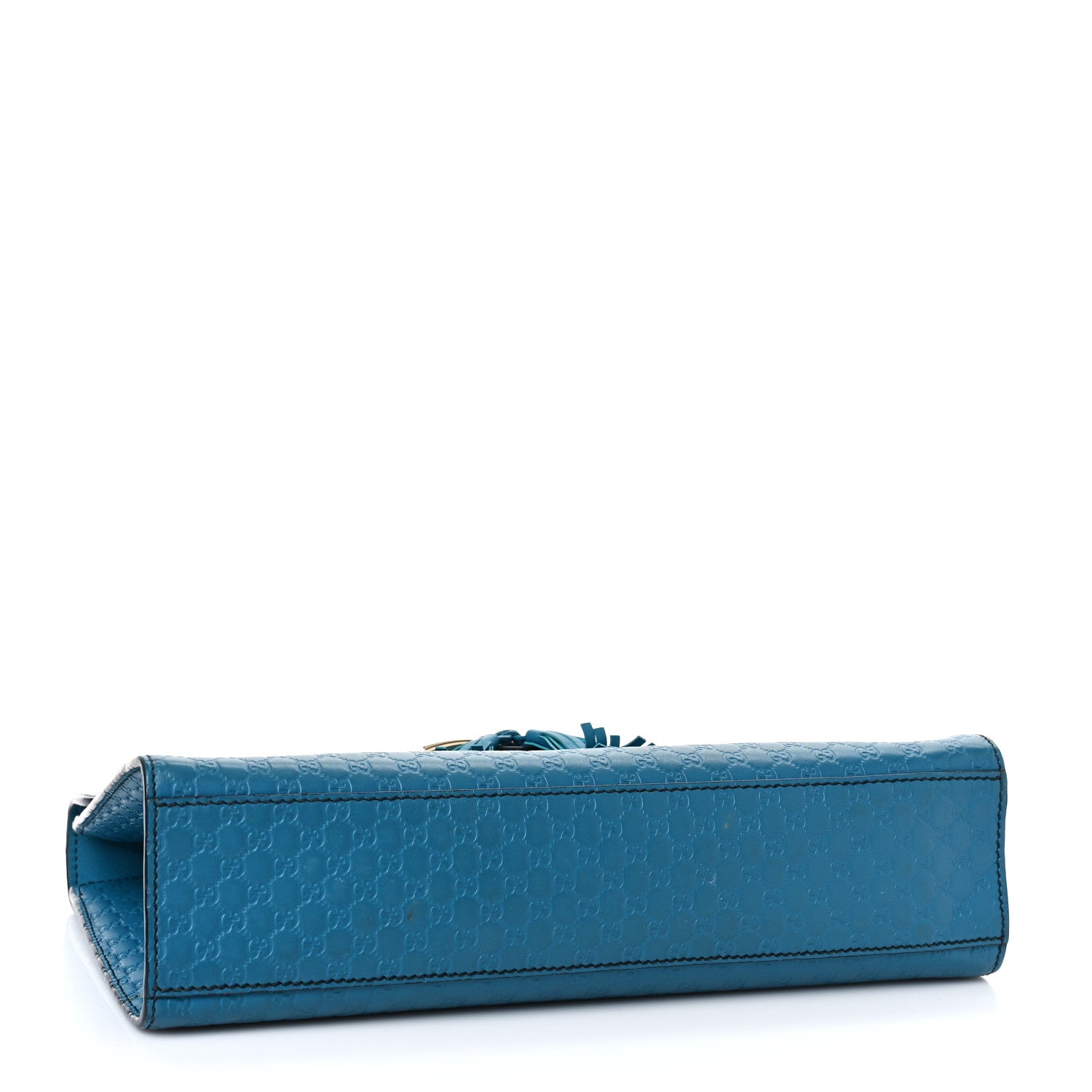 Gucci Soft Microguccissima Medium Emily Chain Shoulder Bag Deep Cobalt 5 of 14
