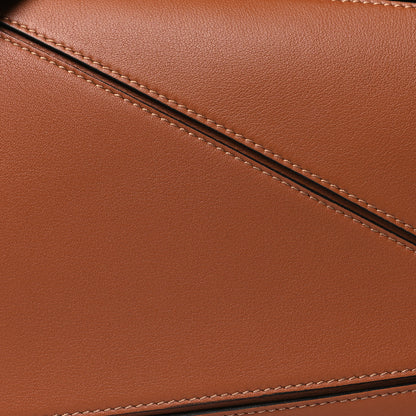 Loewe Calfskin Medium Puzzle Bag Tan 7 of 9