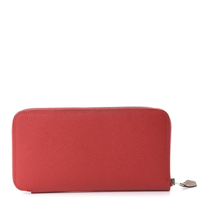 Hermes Epsom Silk'In Wallet Rouge Tomate 1 of 8