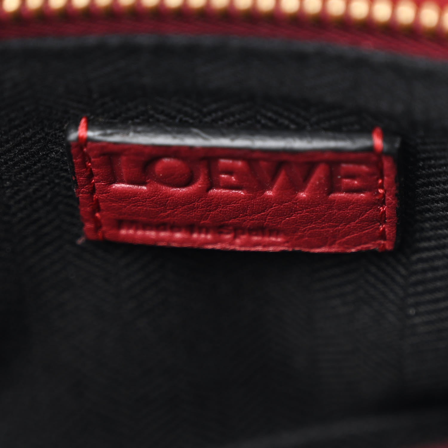 Loewe Calfskin Colorblock Small Puzzle Bag Red 6 of 13