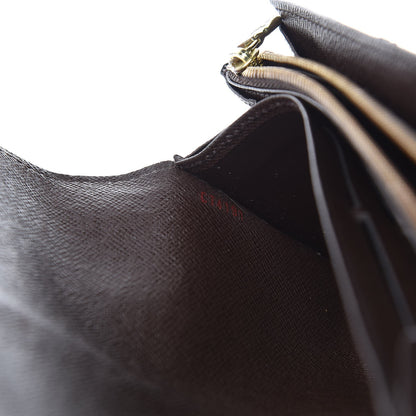 Louis Vuitton Damier Ebene Sarah Wallet 7 of 10