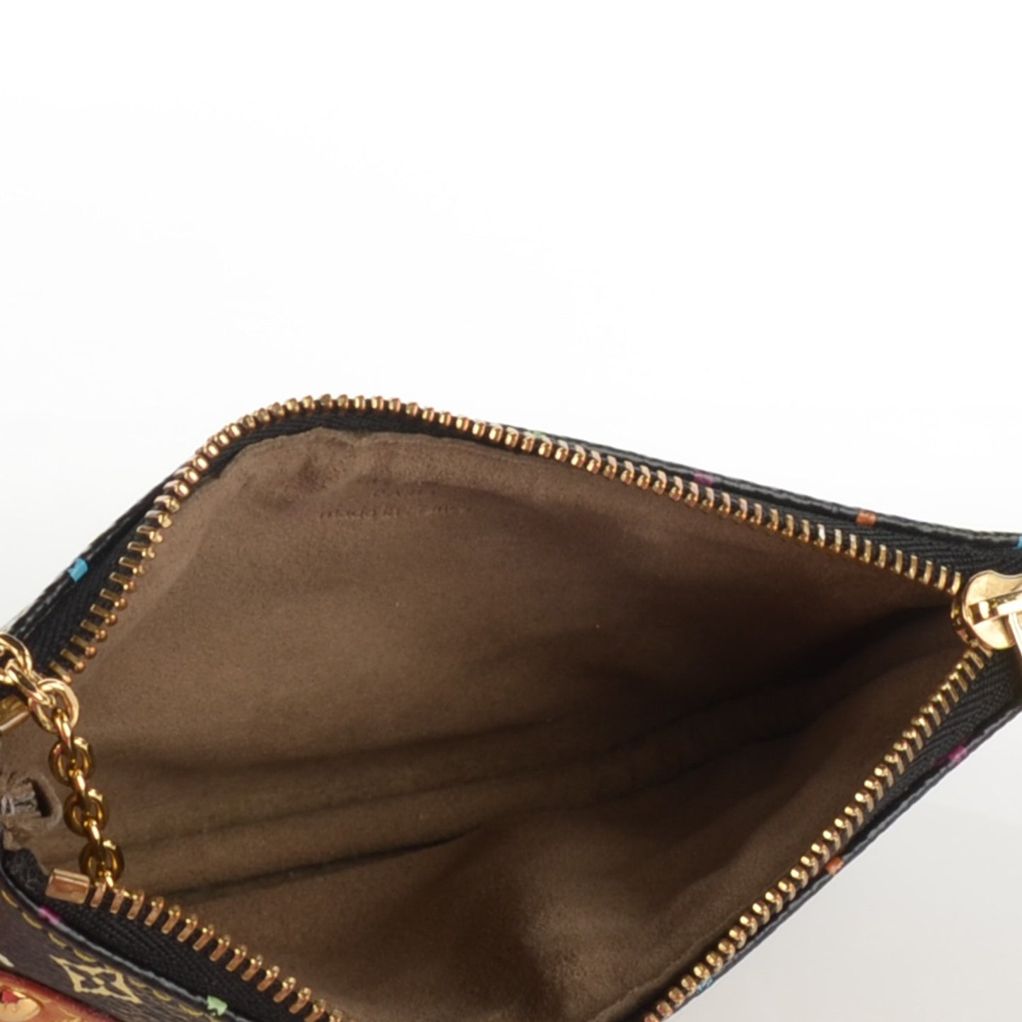 Monogram Multicolor Pochette Plate MM Black