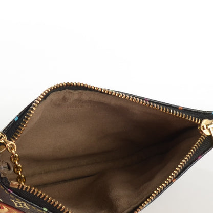 Louis Vuitton Monogram Multicolor Pochette Plate MM Black 5 of 7