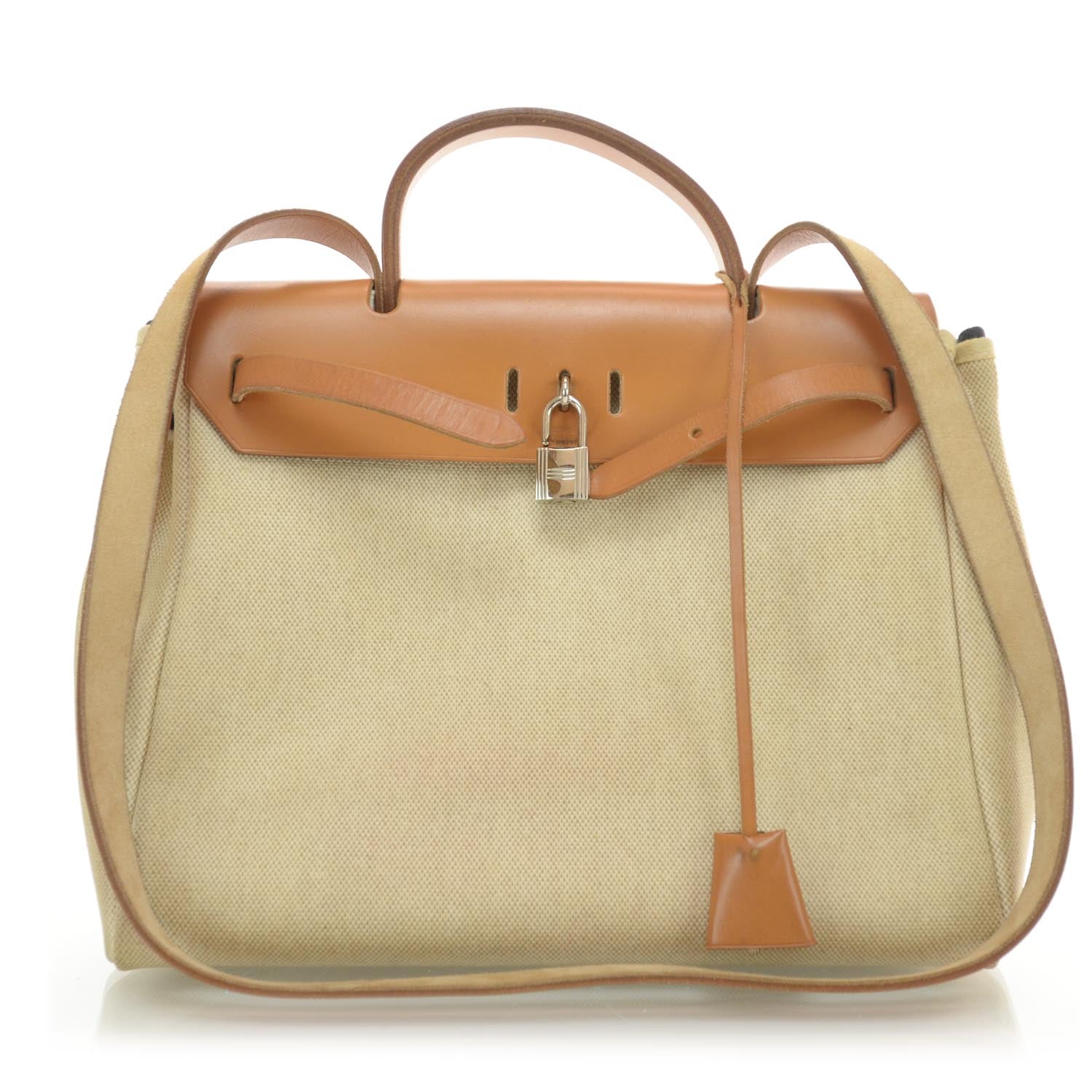 Hermes Toile HERBAG PM Natural 1 of 17