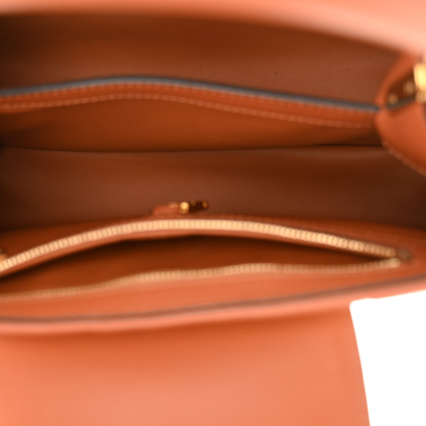 Raffia Capucines MM Caramel Ecru