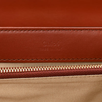 Chloe Calfskin Small C Double Carry Sepia Brown 6 of 9