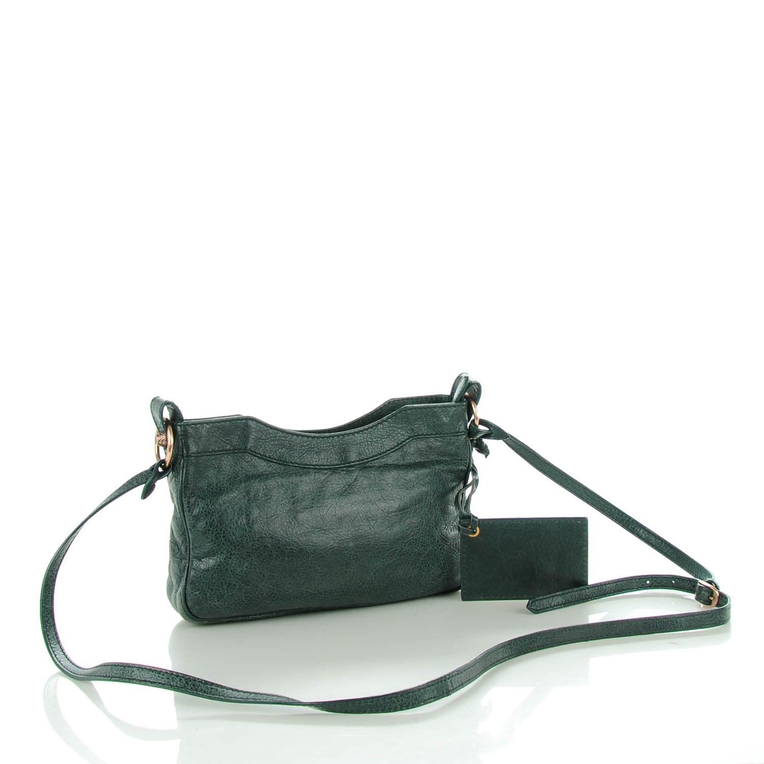 Balenciaga Agneau Giant 12 Rose Gold Hardware Hip Poker Fonce 3 of 6