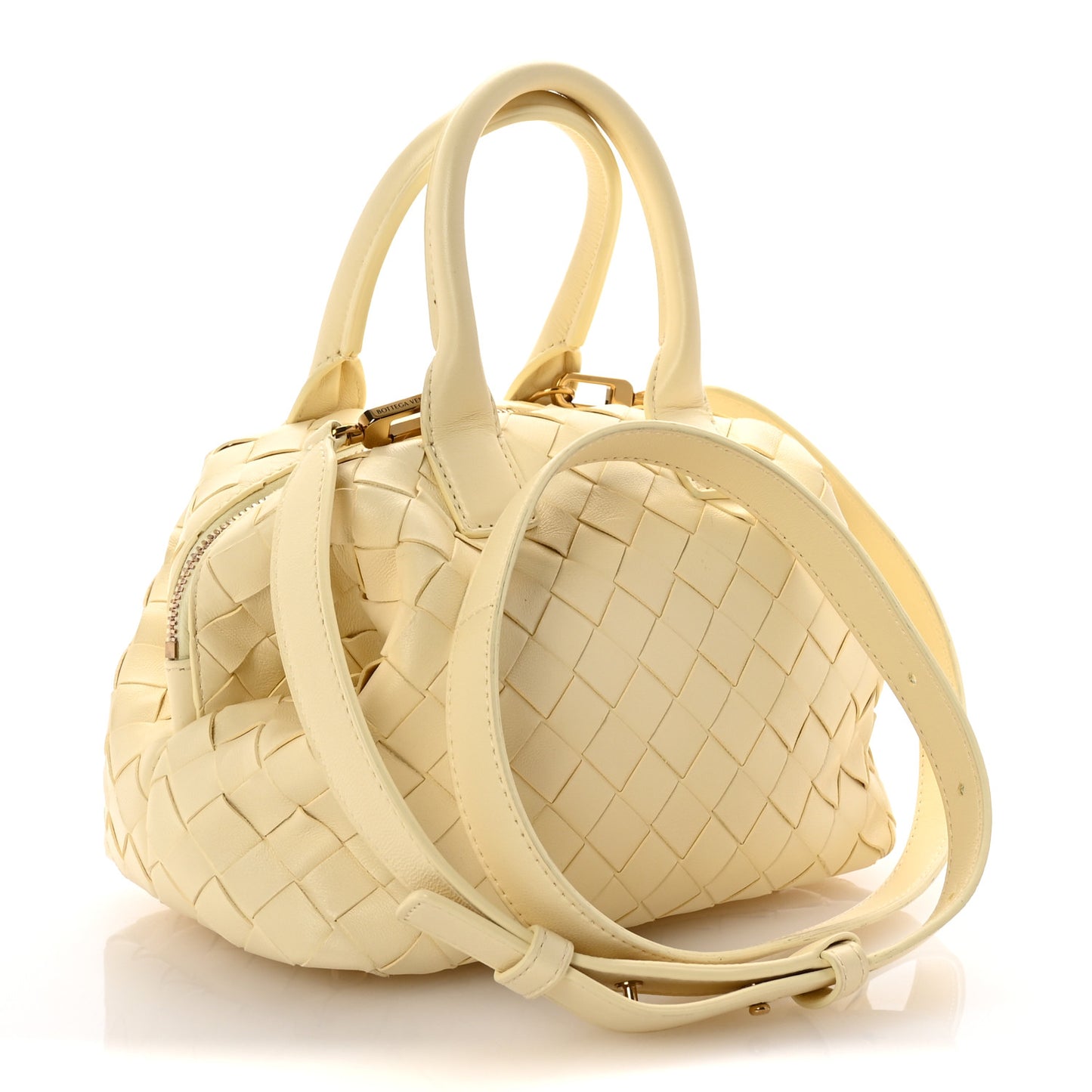 Nappa Intrecciato Mini Bauletto Camomile