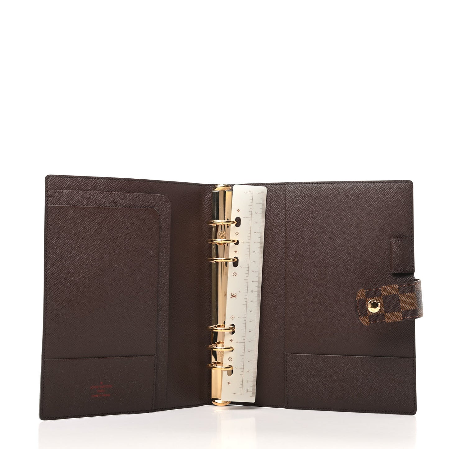 Damier Ebene Large Ring Agenda Cover