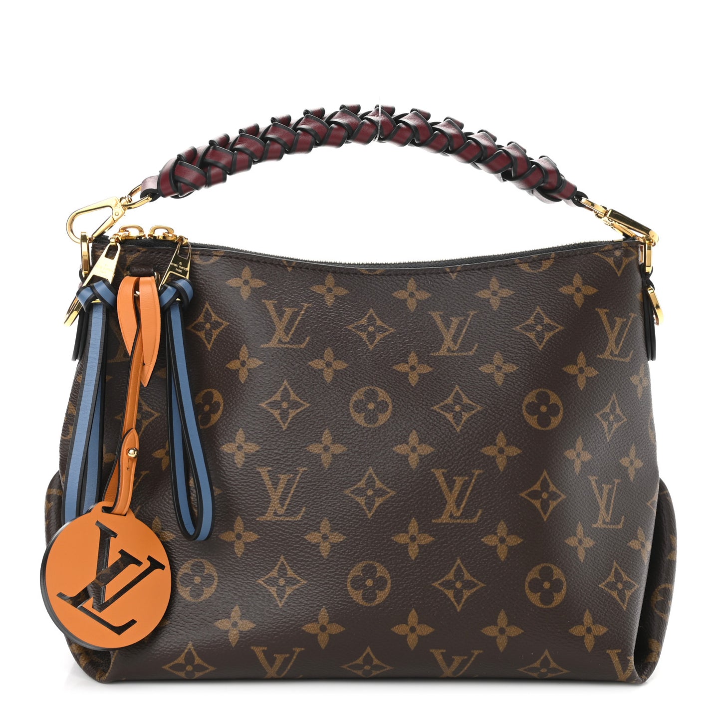 Monogram Beaubourg Hobo Mini Bordeaux Red Peach Safran Blue Jean Blue