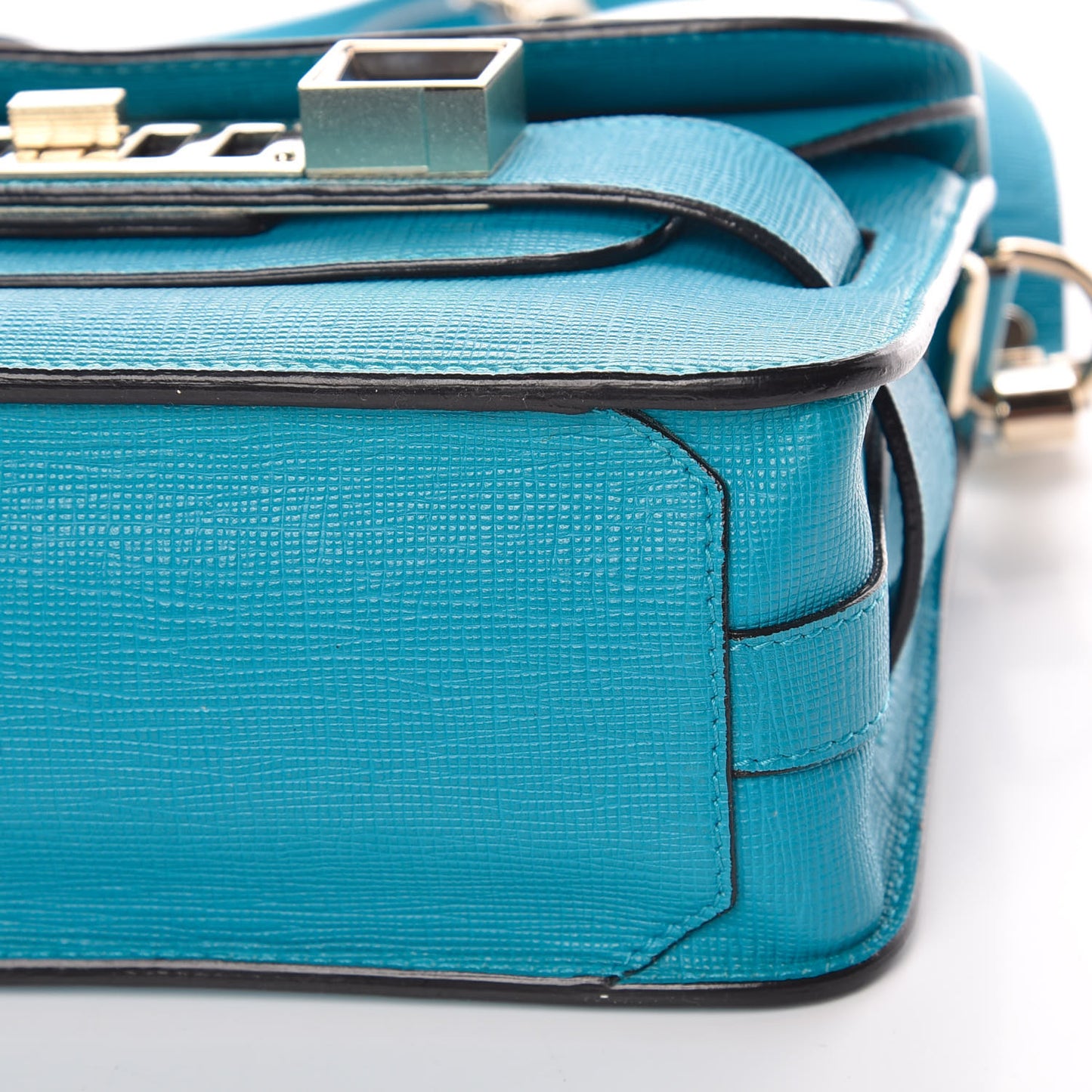 New Linosa Mini PS11 Classic Shoulder Bag Turquoise