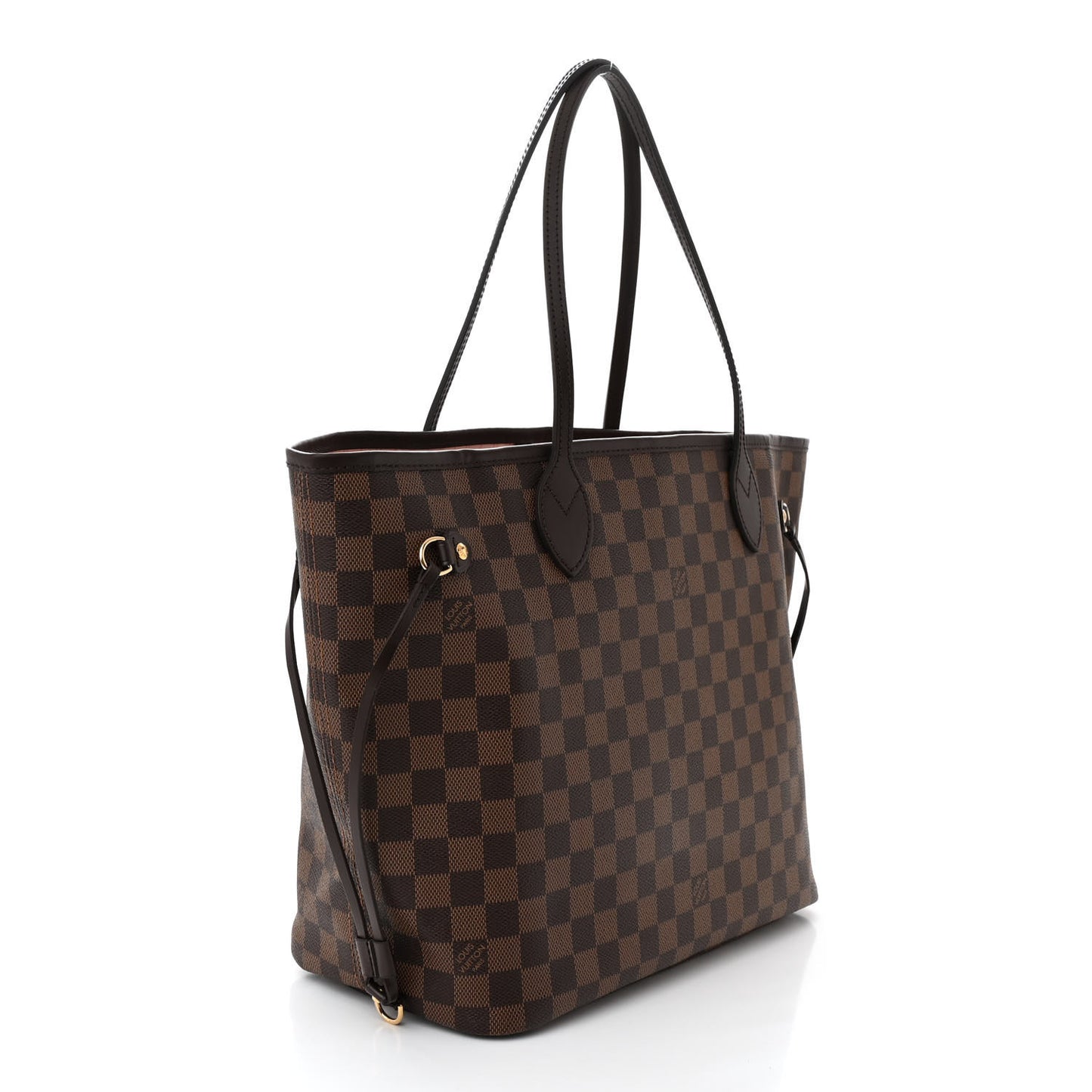 Damier Ebene Neo Neverfull MM Rose Ballerine