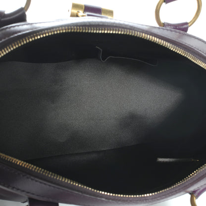 Saint Laurent Leather Large Muse Purple 5 of 7