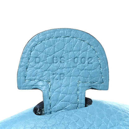 Hermes Taurillon Clemence Evelyne III PM Bleu Du Nord 6 of 9