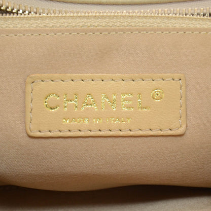 Chanel Lambskin Bubble Quilt Bowler Beige 9 of 12