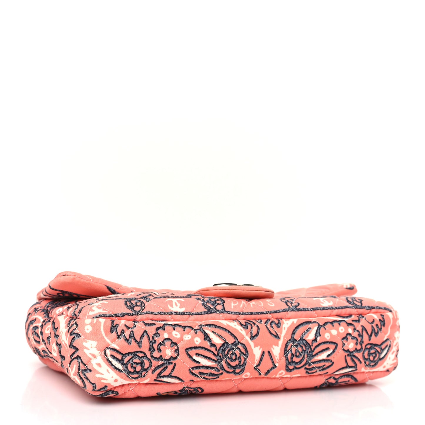 Cotton Quilted Small Bandana Single Flap Pink