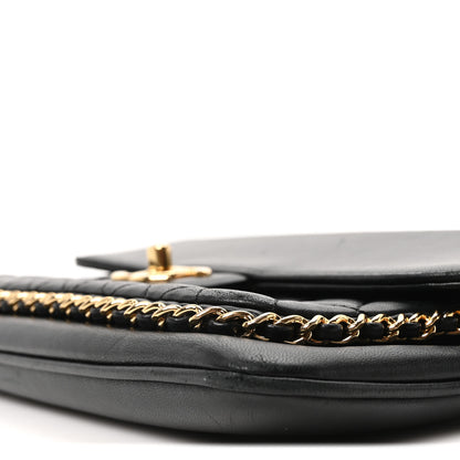 Chanel Lambskin Quilted Large CC Unchained Crossbody Black 19 of 19