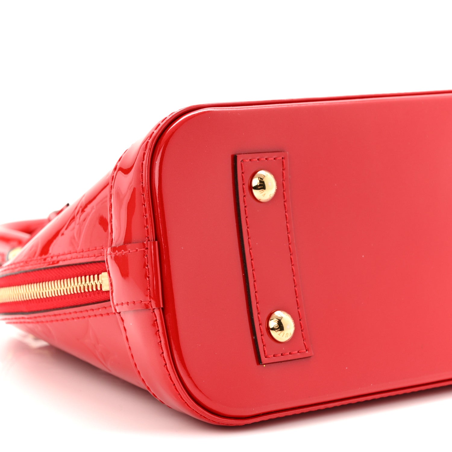 Louis Vuitton Vernis Alma BB Cherry 9 of 10