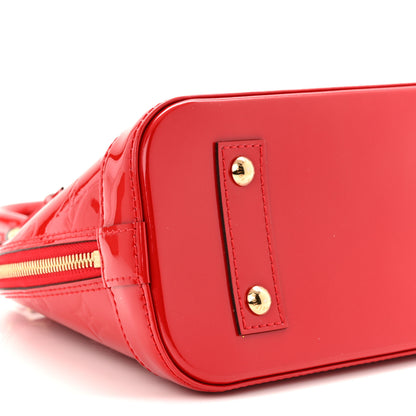 Louis Vuitton Vernis Alma BB Cherry 9 of 10