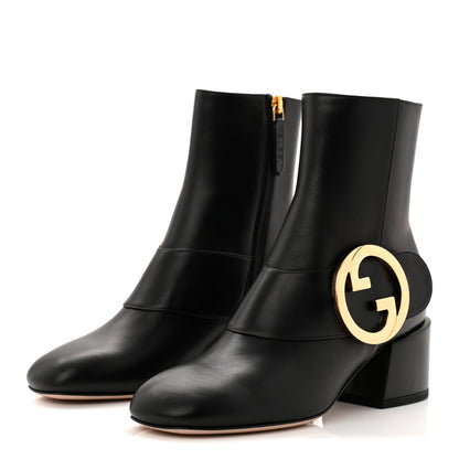 Gucci Malaga Kid GG Blondie 55mm Ankle Boots 35 Black 4 of 10