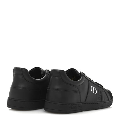 Christian Dior Calfskin Suede Logo Sneakers 37 Black 5 of 9