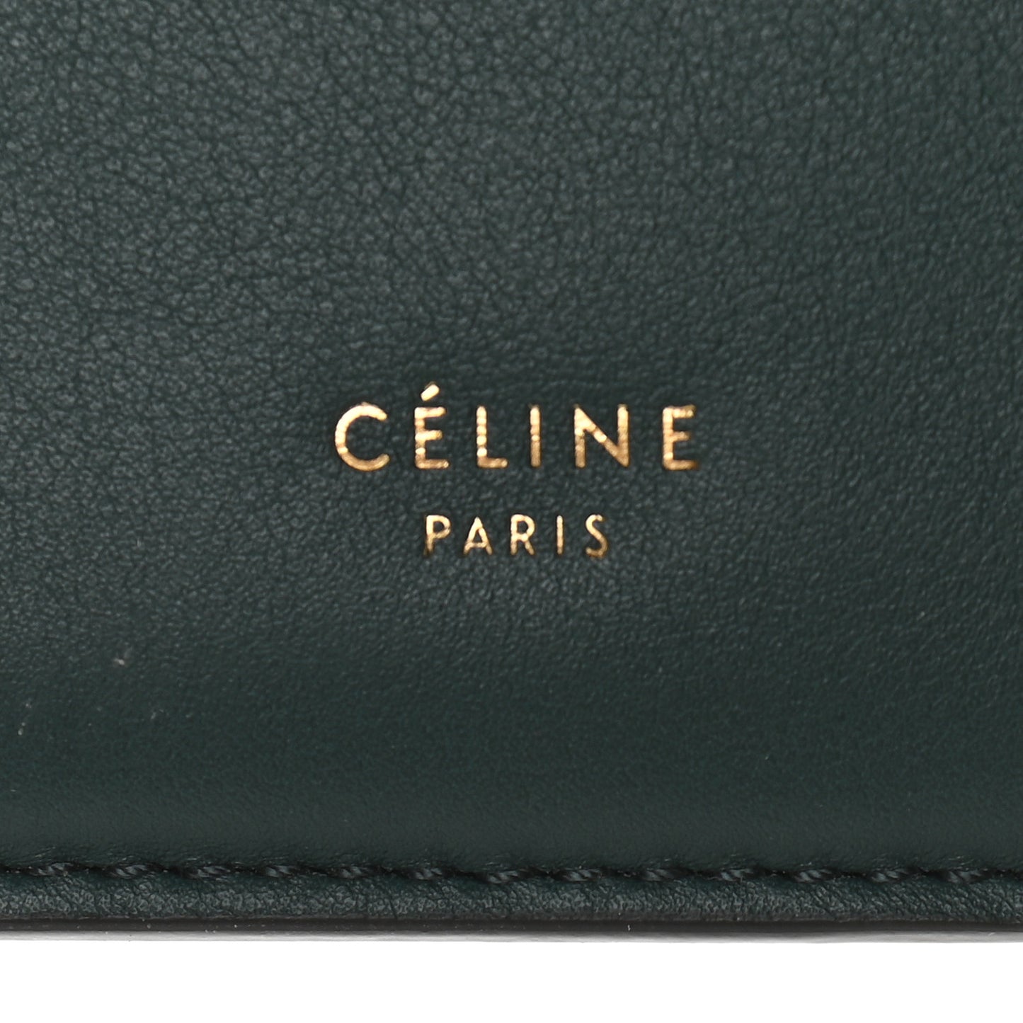 Smooth Calfskin Medium Clasp Shoulder Bag Forest