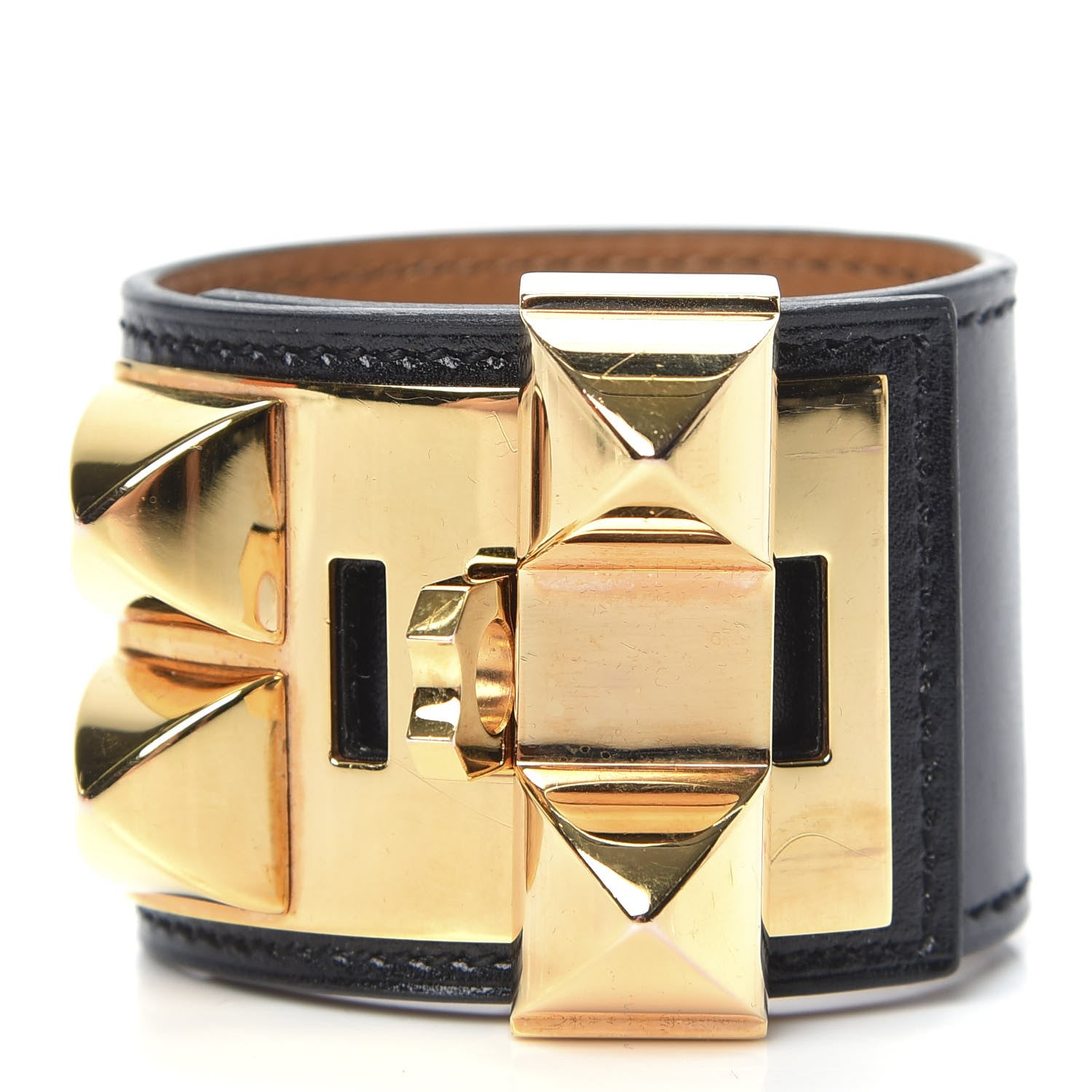 Hermes Box Collier De Chien CDC Bracelet XS Black 3 of 6