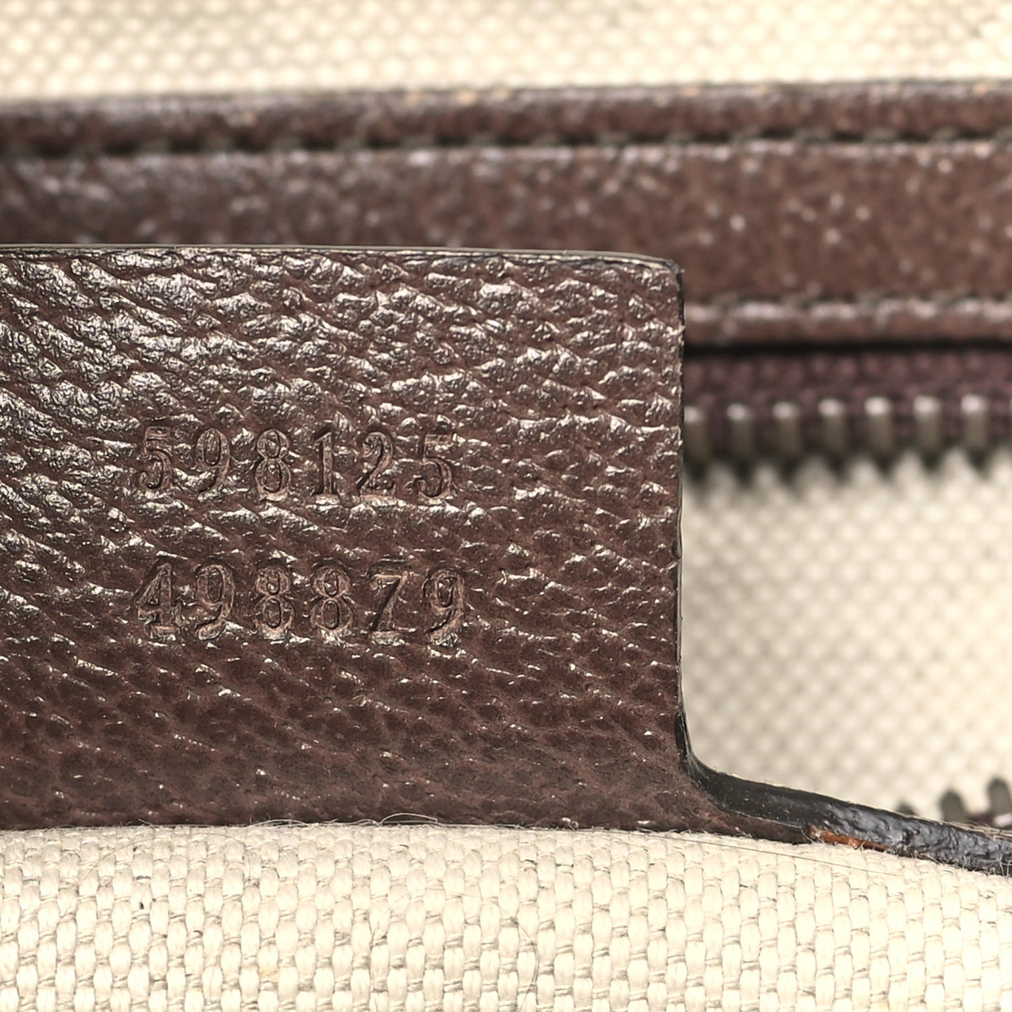 GG Supreme Monogram Web Small Ophidia Half Moon Hobo Brown