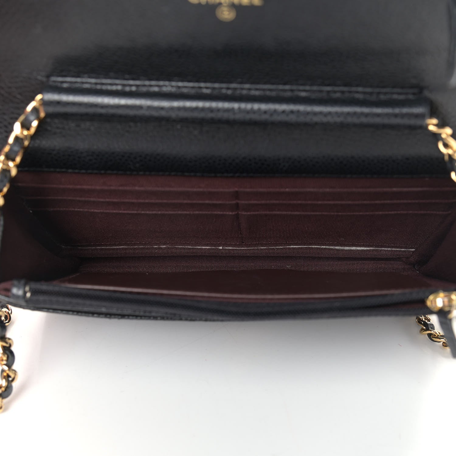 Chanel Caviar Quilted Wallet On Chain WOC Black 5 of 13